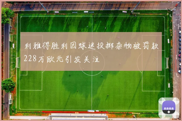 利雅得胜利因球迷投掷杂物被罚款228万欧元引发关注